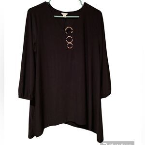 Established 1946 Black Shirt Top Blouse Size Large